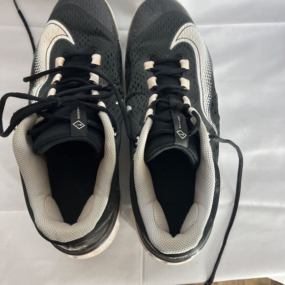 Nike Alpha Huarache Elite 4 MCs Baseball Cleats FD6221-010 Size 13 Black - Picture 8 of 10